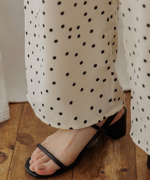 flower(フラワー)の「リボンドットロンパース(つなぎ/オールインワン・レディース・イエロー/ブラック・FREE)」の18枚目の写真