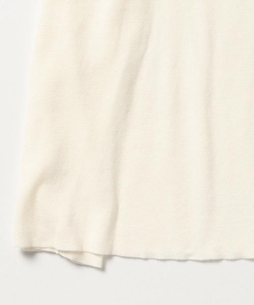 Ray BEAMS（レイビームス）の「Ray BEAMS / サイド タック ノースリーブ プルオーバー（ニット/セーター・レディース・オフホワイト/ライトグレー/ネイビー・ONE SIZE）」の11枚目の写真