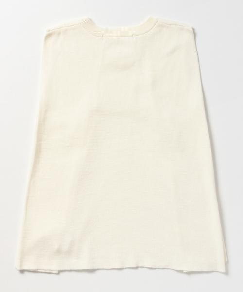 Ray BEAMS（レイビームス）の「Ray BEAMS / サイド タック ノースリーブ プルオーバー（ニット/セーター・レディース・オフホワイト/ライトグレー/ネイビー・ONE SIZE）」の12枚目の写真