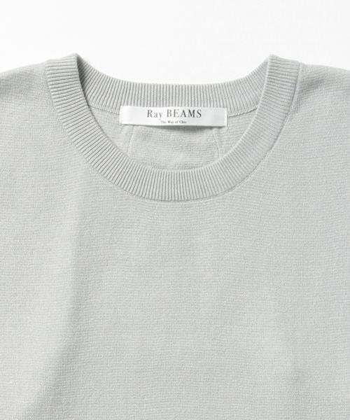 Ray BEAMS（レイビームス）の「Ray BEAMS / サイド タック ノースリーブ プルオーバー（ニット/セーター・レディース・オフホワイト/ライトグレー/ネイビー・ONE SIZE）」の13枚目の写真