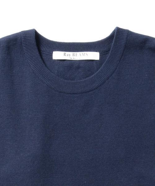 Ray BEAMS（レイビームス）の「Ray BEAMS / サイド タック ノースリーブ プルオーバー（ニット/セーター・レディース・オフホワイト/ライトグレー/ネイビー・ONE SIZE）」の7枚目の写真
