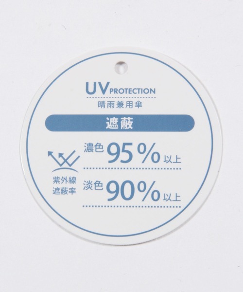 studio CLIP(スタディオクリップ)の「【晴雨兼用】チェック日傘(長傘・レディース・ブラック/グリーン・FREE)」の6枚目の写真