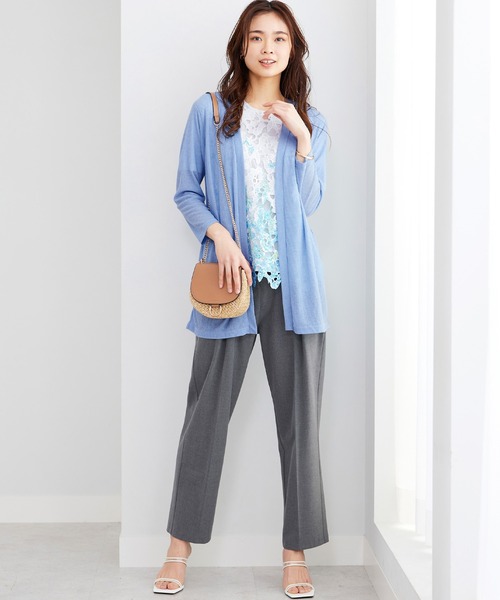 セール】花柄レースカーディガンアンサンブル（アンサンブル