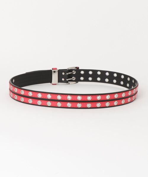 ８(eight)（エイト）の「ラインスタッズベルト（ベルト・メンズ・レッド系その他/ホワイト系その他/ブラック系その他・FREE）」の13枚目の写真