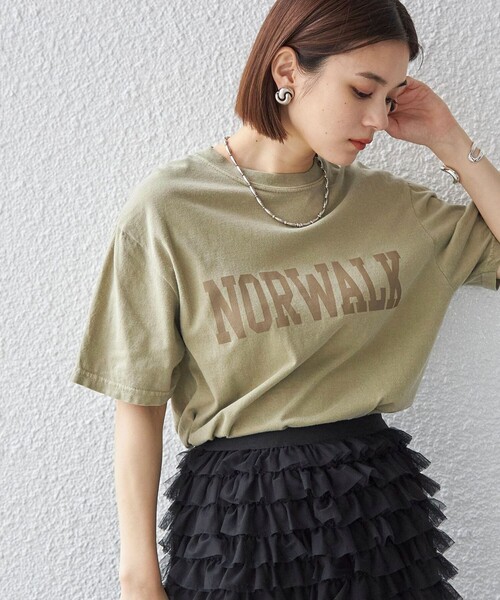 GOOD ROCK SPEED（グッドロックスピード）の「【SHIPS別注】GOOD ROCK SPEED:〈洗濯機可能〉オリジナル プリント TEE◇（Tシャツ/カットソー・レディース・ホワイト/ブラック/カーキ/ライトホワイト・ONE SIZE）」の4枚目の写真
