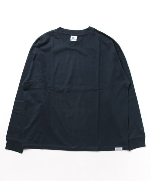 STARTER BLUE LABEL(スターターブルーレーベル)の「STARTER / BIG長袖Tシャツ / STBL-1634092(Tシャツ/カットソー・レディース・グレー/ブラック/カーキ/ネイビー/モカ/ラベンダー/ホワイト/ライトグレー・MEDIUM/LARGE/XX-LARGE/SMALL/X-LARGE)」の7枚目の写真