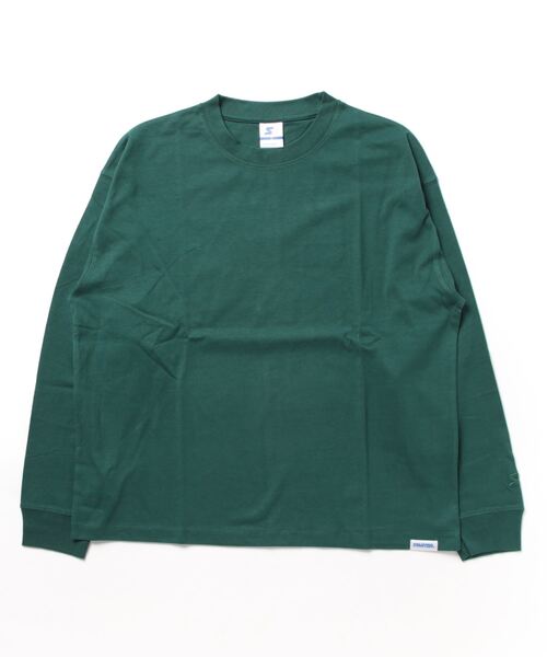 STARTER BLUE LABEL(スターターブルーレーベル)の「STARTER / BIG長袖Tシャツ / STBL-1634092(Tシャツ/カットソー・レディース・グレー/ブラック/カーキ/ネイビー/モカ/ラベンダー/ホワイト/ライトグレー・MEDIUM/LARGE/XX-LARGE/SMALL/X-LARGE)」の6枚目の写真