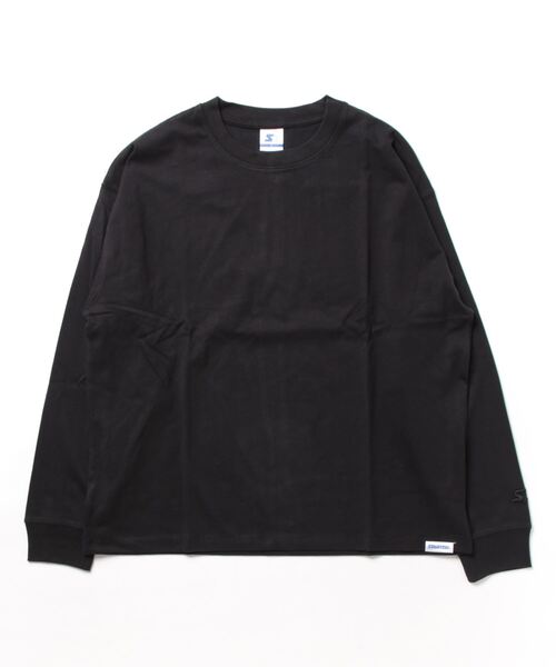 STARTER BLUE LABEL(スターターブルーレーベル)の「STARTER / BIG長袖Tシャツ / STBL-1634092(Tシャツ/カットソー・レディース・グレー/ブラック/カーキ/ネイビー/モカ/ラベンダー/ホワイト/ライトグレー・MEDIUM/LARGE/XX-LARGE/SMALL/X-LARGE)」の3枚目の写真