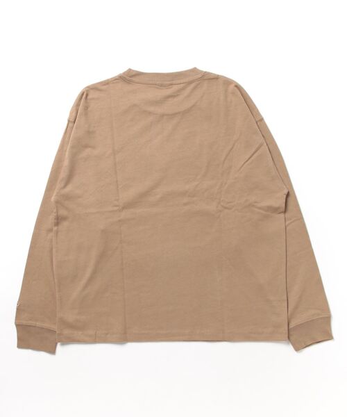 STARTER BLUE LABEL(スターターブルーレーベル)の「STARTER / BIG長袖Tシャツ / STBL-1634092(Tシャツ/カットソー・レディース・グレー/ブラック/カーキ/ネイビー/モカ/ラベンダー/ホワイト/ライトグレー・MEDIUM/LARGE/XX-LARGE/SMALL/X-LARGE)」の9枚目の写真