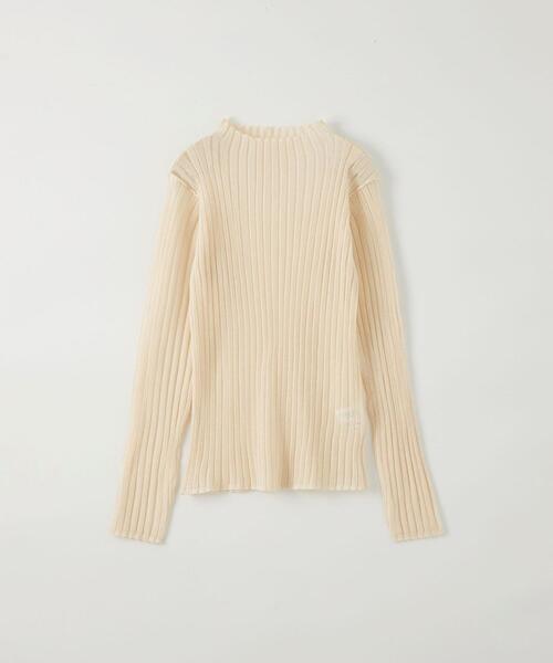 ＜CITEN＞ラメシアーボトルネックニット