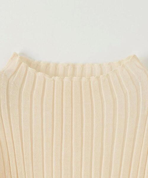 ＜CITEN＞ラメシアーボトルネックニット