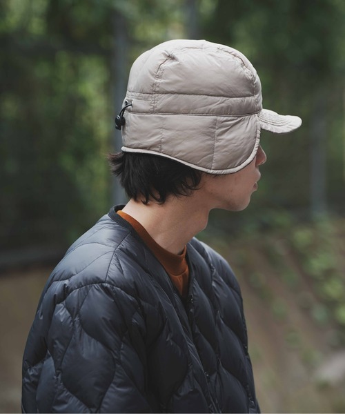 TAION(タイオン)の「【 TAION / タイオン 】 ベーシックドッグイヤーダウンキャップ BASIC DOG EAR DOWN CAP TAION-221A ICQ(キャップ・レディース・ネイビー/ブラック/オリーブドラブ/カーキ/チャコール・FREE)」の8枚目の写真