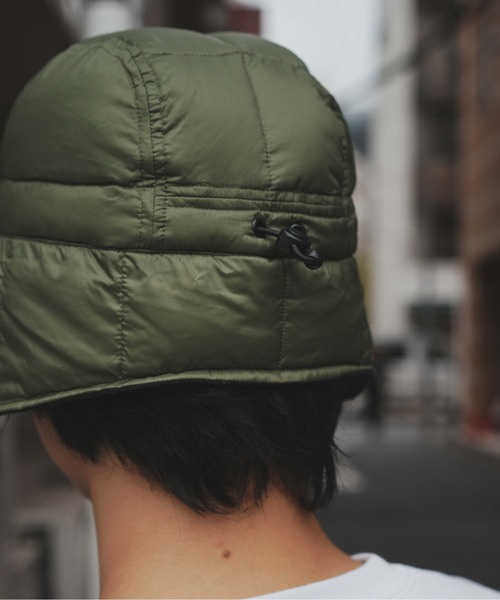 TAION(タイオン)の「【 TAION / タイオン 】 ベーシックドッグイヤーダウンキャップ BASIC DOG EAR DOWN CAP TAION-221A ICQ(キャップ・レディース・ネイビー/ブラック/オリーブドラブ/カーキ/チャコール・FREE)」の11枚目の写真