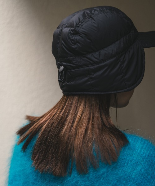 TAION(タイオン)の「【 TAION / タイオン 】 ベーシックドッグイヤーダウンキャップ BASIC DOG EAR DOWN CAP TAION-221A ICQ(キャップ・レディース・ネイビー/ブラック/オリーブドラブ/カーキ/チャコール・FREE)」の7枚目の写真