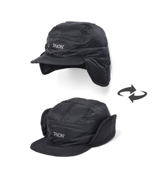 TAION(タイオン)の「【 TAION / タイオン 】 ベーシックドッグイヤーダウンキャップ BASIC DOG EAR DOWN CAP TAION-221A ICQ(キャップ・レディース・ネイビー/ブラック/オリーブドラブ/カーキ/チャコール・FREE)」の19枚目の写真