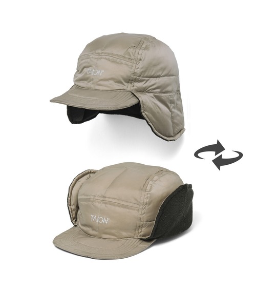 TAION(タイオン)の「【 TAION / タイオン 】 ベーシックドッグイヤーダウンキャップ BASIC DOG EAR DOWN CAP TAION-221A ICQ(キャップ・レディース・ネイビー/ブラック/オリーブドラブ/カーキ/チャコール・FREE)」の18枚目の写真