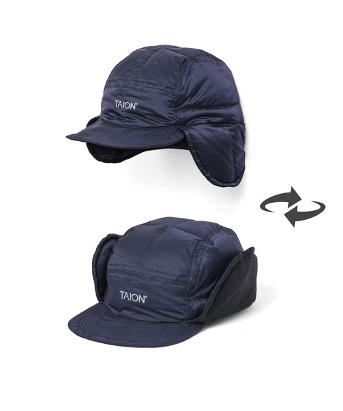 TAION(タイオン)の「【 TAION / タイオン 】 ベーシックドッグイヤーダウンキャップ BASIC DOG EAR DOWN CAP TAION-221A ICQ(キャップ・レディース・ネイビー/ブラック/オリーブドラブ/カーキ/チャコール・FREE)」の16枚目の写真