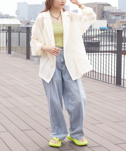 w closet（ダブルクローゼット）の「シアーテーラードジャケット