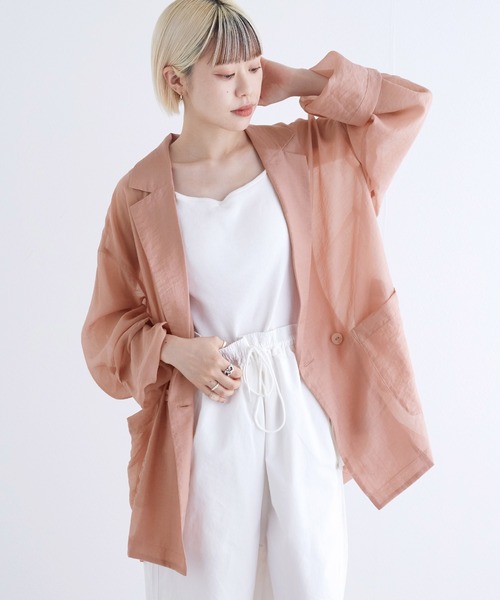 w closet（ダブルクローゼット）の「シアーテーラードジャケット