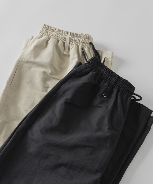 ARTS&SCIENCE 低く Draw String Cotton Pants