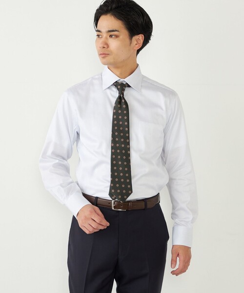 SHIPS Colors: ストライプ ワイドカラー ドレスシャツ（ビジネスシャツ）｜SHIPS Colors（シップス カラーズ）