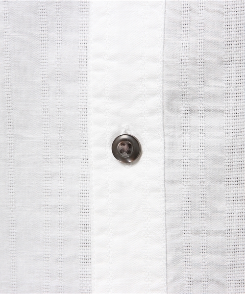 WEGO（ウィゴー）の「WEGO/綿麻アンサンブルシャツ（シャツ/ブラウス・メンズ・ターコイズブルー/ロイヤルブルー/ワイン/ライトピンク/ホワイト・MEDIUM/LARGE）」の14枚目の写真