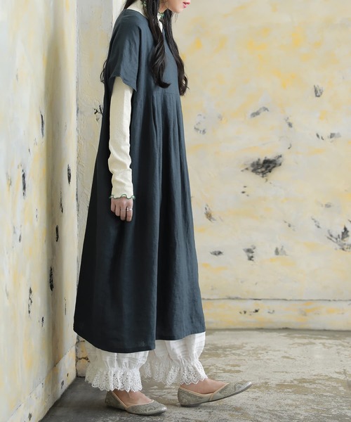 osharewalker（オシャレウォーカー）の「【廃盤】『裾レースドロワーズペチパンツ』（その他パンツ・レディース・オフホワイト/ブラック/ベージュ・FREE）」の8枚目の写真