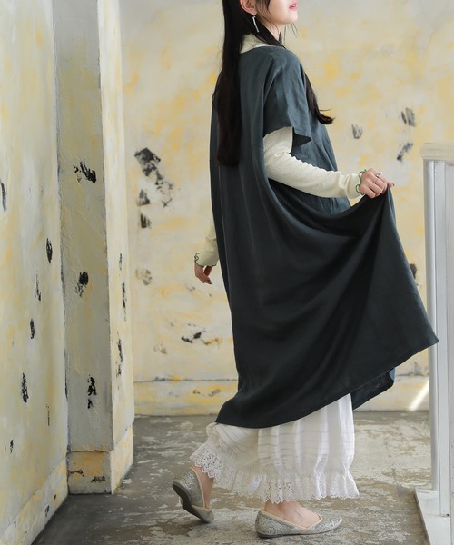 osharewalker（オシャレウォーカー）の「【廃盤】『裾レースドロワーズペチパンツ』（その他パンツ・レディース・オフホワイト/ブラック/ベージュ・FREE）」の9枚目の写真