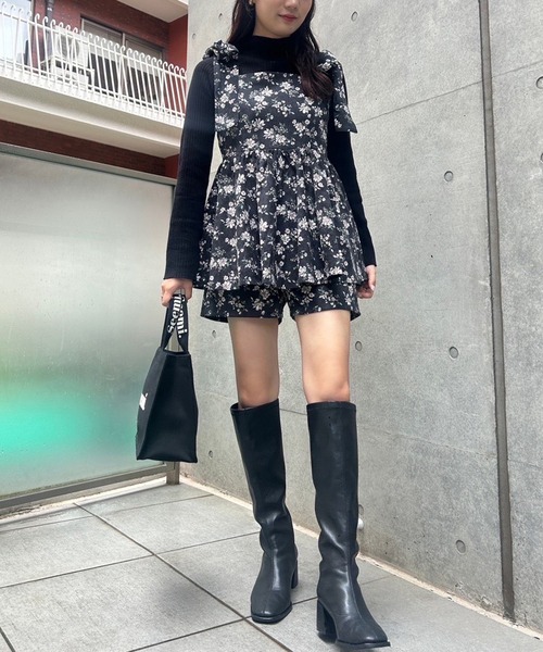 one after another NICE CLAUP（ワンアフターアナザーナイスクラップ）の「アソートショートパンツ/セットアップビスチェあり（その他パンツ・レディース・モカ/アイボリー/その他/ブラック・FREE）」の7枚目の写真