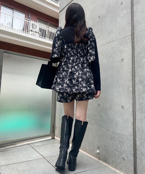 one after another NICE CLAUP（ワンアフターアナザーナイスクラップ）の「アソートショートパンツ/セットアップビスチェあり（その他パンツ・レディース・モカ/アイボリー/その他/ブラック・FREE）」の6枚目の写真