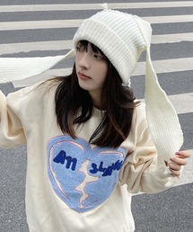 ALTROSE | ニット帽 うさみみ Y2K ロング(ニットキャップ/ビーニー)