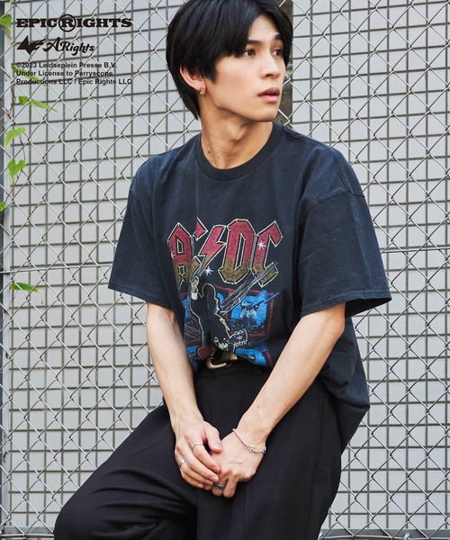 【セール】ヴィンテージ加工 アソートバンドTシャツ / ロックTシャツ（Tシャツ/カットソー）｜ADPOSION（アドポーション）