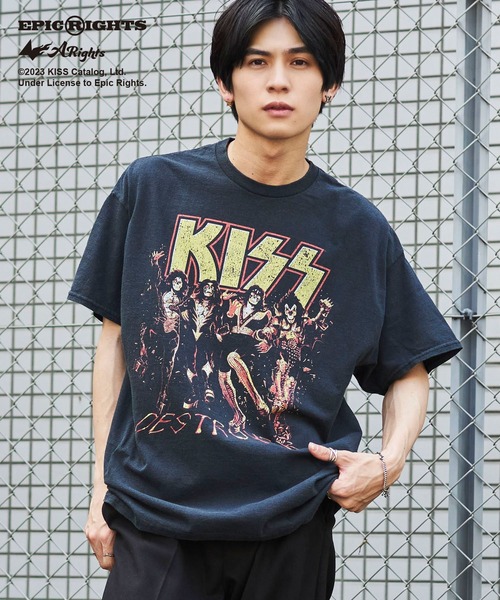 【セール】ヴィンテージ加工 アソートバンドTシャツ / ロックTシャツ（Tシャツ/カットソー）｜ADPOSION（アドポーション）