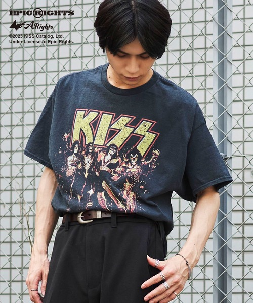 【セール】ヴィンテージ加工 アソートバンドTシャツ / ロックTシャツ（Tシャツ/カットソー）｜ADPOSION（アドポーション）