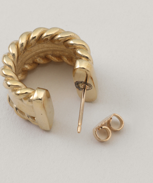 【ELLE掲載】Laura Lombardi ツートーンペッツァピアス 2WAY LAURA LOMBARDI(ローラロンバルディ)の【石上美津江さんセレクト