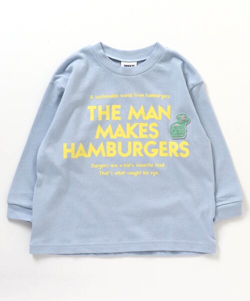 BREEZE（ブリーズ）の「4色2柄シェフTシャツ（Tシャツ/カットソー・キッズ・サックスブルー/ミント/イエロー/オフホワイト・140/100/110/120/130/90/80）」の3枚目の写真