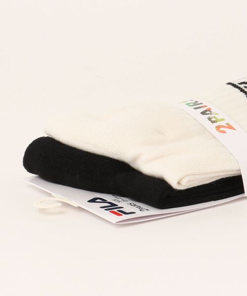 FILA(フィラ)の「FILA/フィラ 2足セット 靴下 ショート丈ソックス 足底パイル ブランド ロゴ 大人用 くつした 25~27cm(ソックス/靴下・メンズ・その他4/その他2/その他1/その他3・25-27CM)」の7枚目の写真