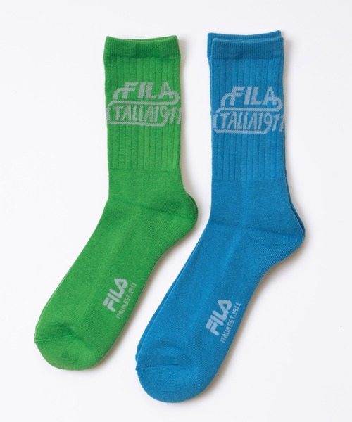 FILA(フィラ)の「FILA/フィラ 2足セット 靴下 ショート丈ソックス 足底パイル ブランド ロゴ 大人用 くつした 25~27cm(ソックス/靴下・メンズ・その他4/その他2/その他1/その他3・25-27CM)」の4枚目の写真