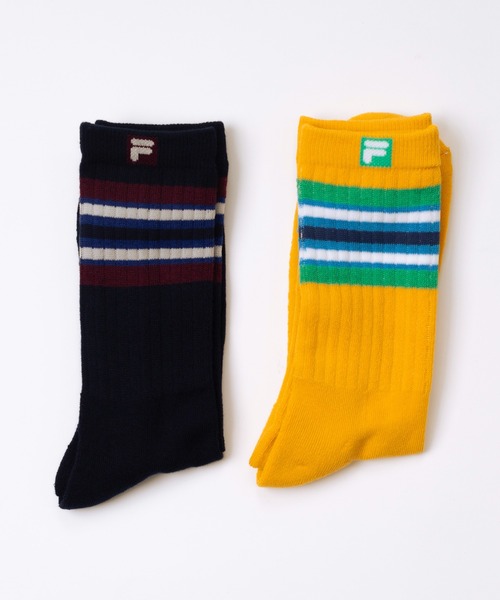FILA(フィラ)の「FILA/フィラ 2足セット 靴下 ショート丈ソックス 足底パイル ブランド ロゴ 大人用 くつした 25~27cm(ソックス/靴下・メンズ・その他4/その他2/その他1/その他3・25-27CM)」の11枚目の写真