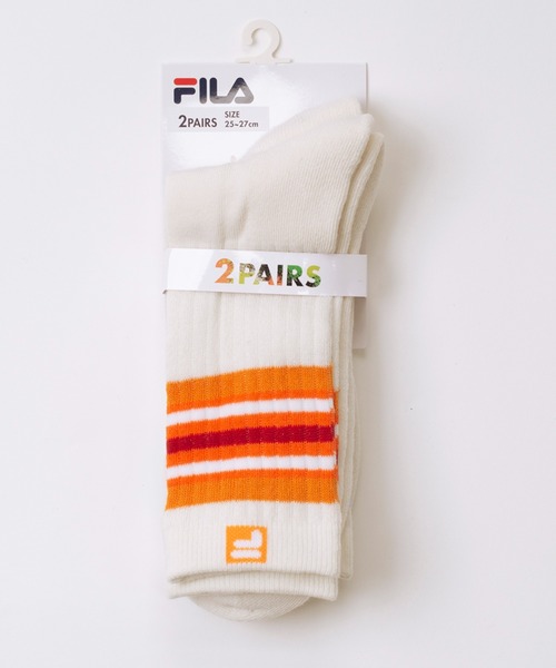 FILA(フィラ)の「FILA/フィラ 2足セット 靴下 ショート丈ソックス 足底パイル ブランド ロゴ 大人用 くつした 25~27cm(ソックス/靴下・メンズ・その他4/その他2/その他1/その他3・25-27CM)」の9枚目の写真