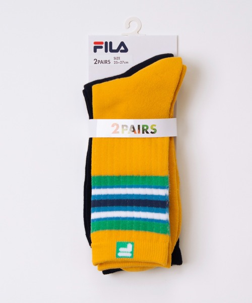 FILA(フィラ)の「FILA/フィラ 2足セット 靴下 ショート丈ソックス 足底パイル ブランド ロゴ 大人用 くつした 25~27cm(ソックス/靴下・メンズ・その他4/その他2/その他1/その他3・25-27CM)」の12枚目の写真