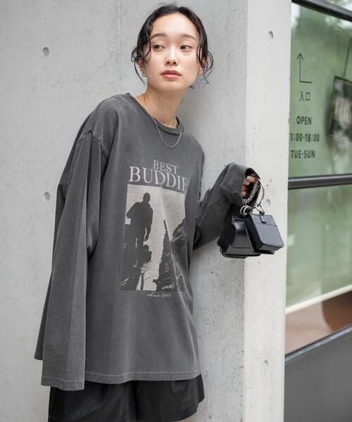 WEGO(ウィゴー)の「WEGO/ピグメントロンT(Tシャツ/カットソー・レディース・その他2/その他4/その他1/その他5/その他3・FREE)」の20枚目の写真