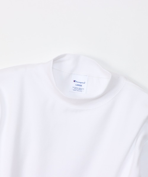 Champion（チャンピオン）の「【Champion/チャンピオン】メンズ ベーシック モックネックロングスリーブTシャツ（Tシャツ/カットソー・メンズ・チャコール/オフホワイト/ブラック/マルーン/ネイビー/オリーブ・LARGE/X-LARGE/MEDIUM/SMALL）」の14枚目の写真