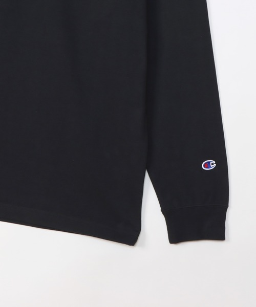 Champion（チャンピオン）の「【Champion/チャンピオン】メンズ ベーシック モックネックロングスリーブTシャツ（Tシャツ/カットソー・メンズ・チャコール/オフホワイト/ブラック/マルーン/ネイビー/オリーブ・LARGE/X-LARGE/MEDIUM/SMALL）」の20枚目の写真