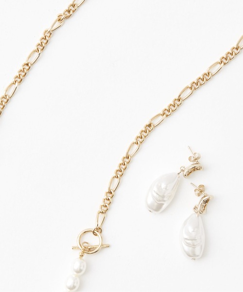 Chez toi（シェトワ）の「ニュアンスパールピアス（ピアス（両耳用）・レディース・ゴールド・FREE）」の9枚目の写真