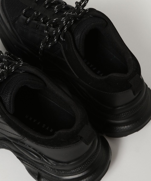LOWRYS FARM(ローリーズファーム)の「レースアップスニーカー 981765(スニーカー・レディース・ホワイト/ブラック・MEDIUM/LARGE)」の10枚目の写真