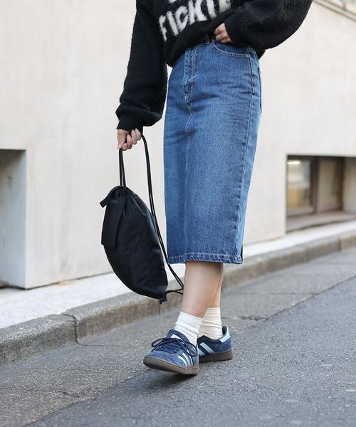 COLONY 2139（コロニートゥーワンスリーナイン）の「バックスリットミディ丈デニムスカート（デニムスカート・レディース・ブラック/サックスブルー/ブルー/ダークブルー/ライトグレー/ネイビー・SMALL/MEDIUM）」の16枚目の写真