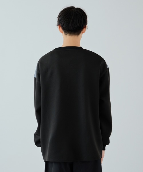 Theater code（シアターコード）の「▲racing sweat shirt / レーシング スウェットシャツ ゲームシャツ トレーナー（スウェット・メンズ・ライトベージュ/ブラック/ホワイト・3/2）」の17枚目の写真