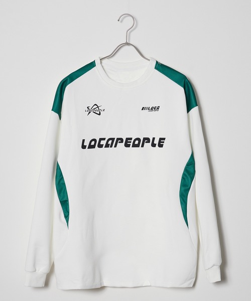 Theater code（シアターコード）の「▲racing sweat shirt / レーシング スウェットシャツ ゲームシャツ トレーナー（スウェット・メンズ・ライトベージュ/ブラック/ホワイト・3/2）」の18枚目の写真