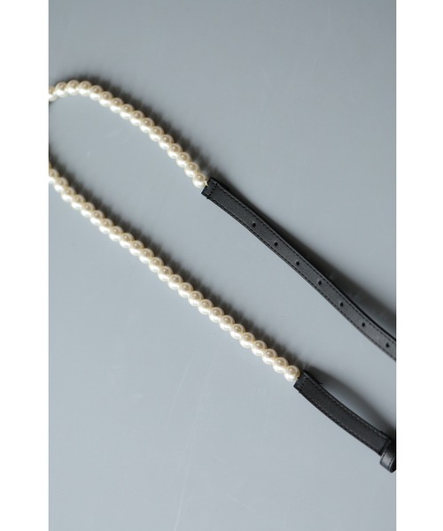 cawaii（カワイイ）の「ウエストにエレガントなポイント。ドッキングパールベルト（ベルト・レディース・ホワイト・FREE）」の10枚目の写真